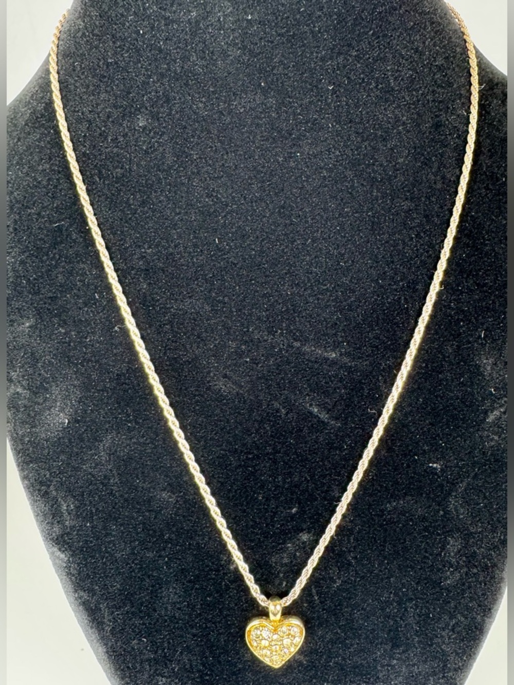 Heart Crystal Accent Pendant 925 AGI Italy Sterling Silver Necklace #